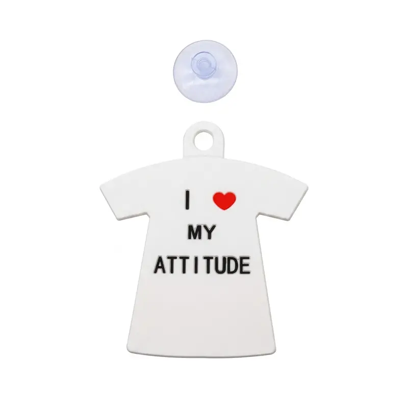 ‘I Love My Attitude’ Pvc Windshield Hanging Decor For Front Or Rear Window 1