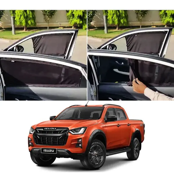 Isuzu D-Max Gen3 Retractable Window Curtains – Tailored Fit For Latest Generation 1