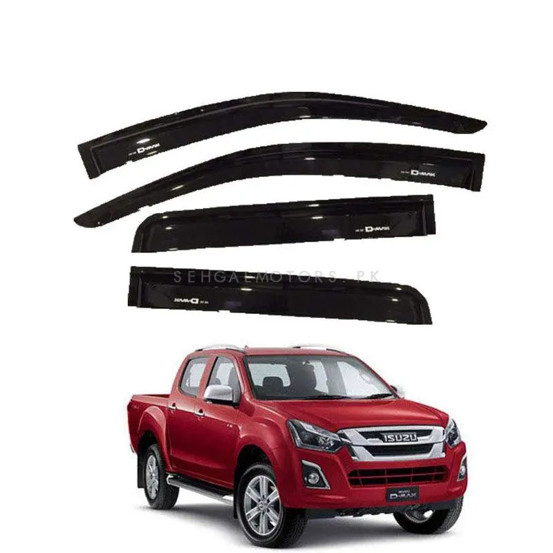 Isuzu D-Max Nb Air-Press Sun Visor – Matte Finish (No Chrome, 2018–2021) 1