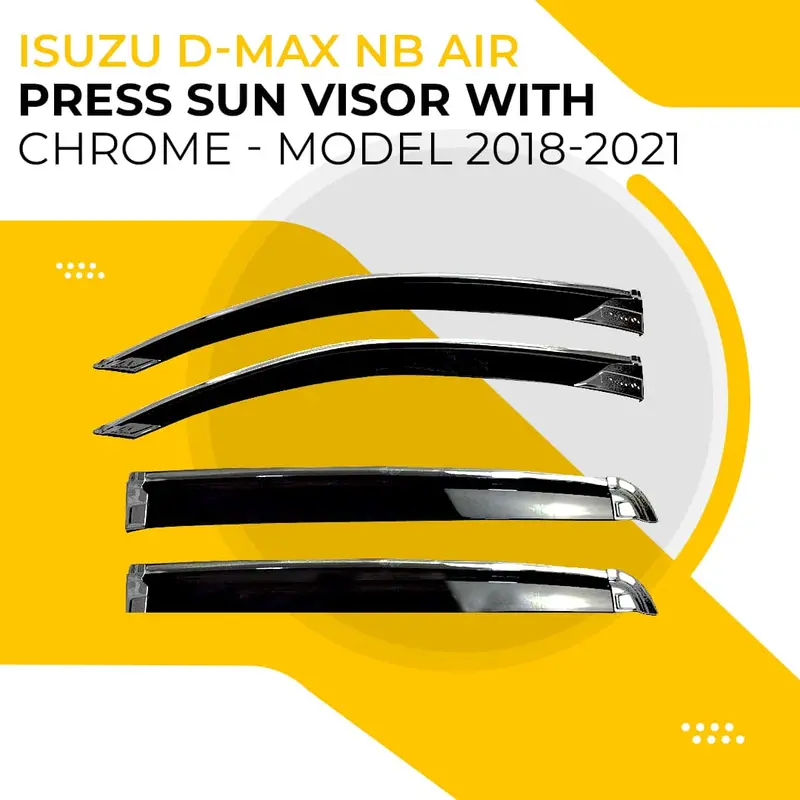 Isuzu D-Max Nb Air-Press Sun Visor With Chrome Trim (2018–2021) 1