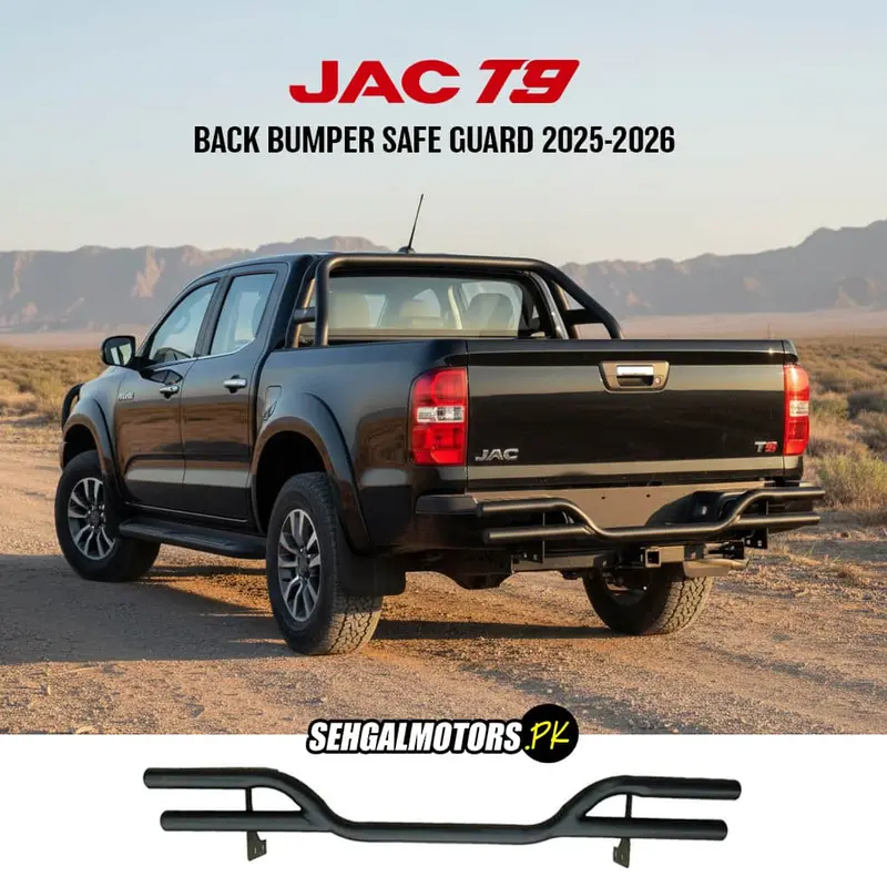 Jac T9 Hunter Rear Bumper Guard – Robust Dual-Tube Safety Bar For 2025–2026 1