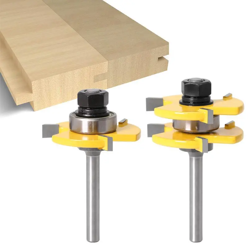 Joinrouter: 8Mm & 12Mm Router Bit Set For Joinery Cuts 1