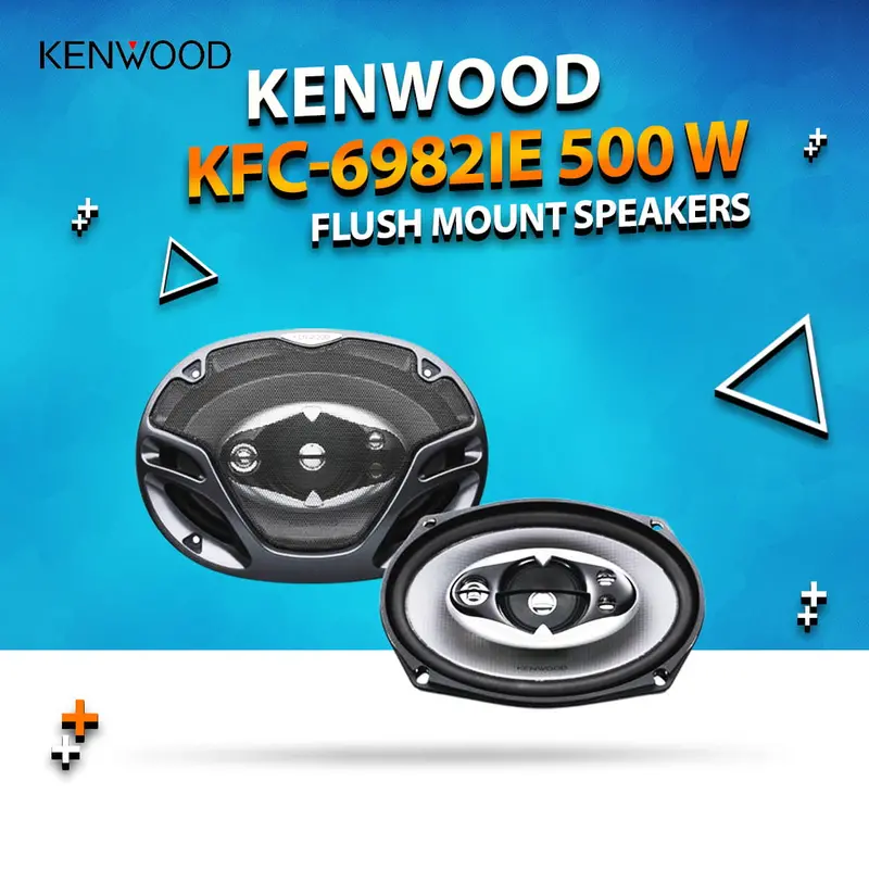 Kenwood Kfc-6982Ie 6"×9" Flush-Mount Speakers – 500W Peak Power, High-Fidelity Audio 1