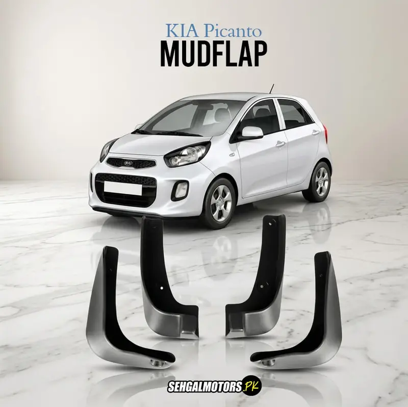 Kia Picanto All-Weather Mud Flaps – Set Of 4 (2019–2024) 1