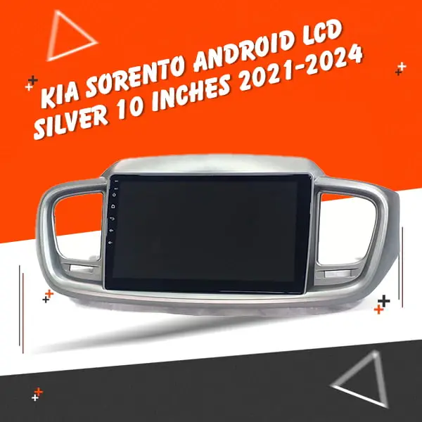 Kia Sorento Android Lcd Head Unit – 10-Inch Silver Touchscreen (2021–2024) 1