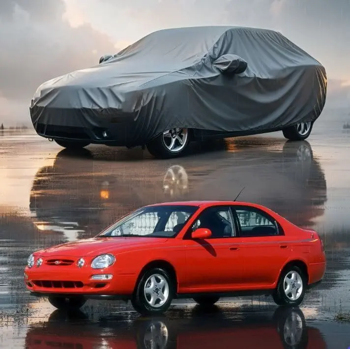 Kia Spectra (2000–2001) Maximus Non-Woven Vehicle Cover – Waterproof, Dust & Scratch Protection 1