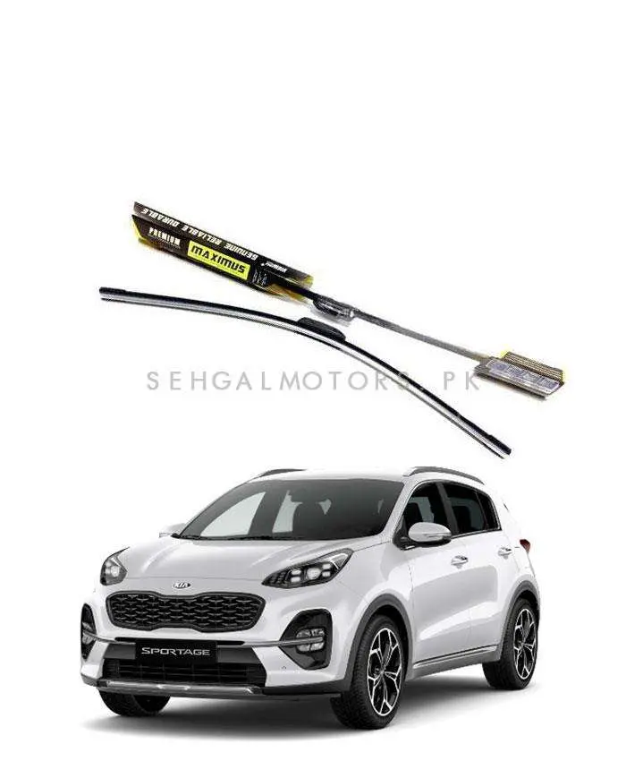 Kia Sportage (2019–2021) Maximus Premium Silicone Wiper Blades – Quiet, Smear-Free Operation 1