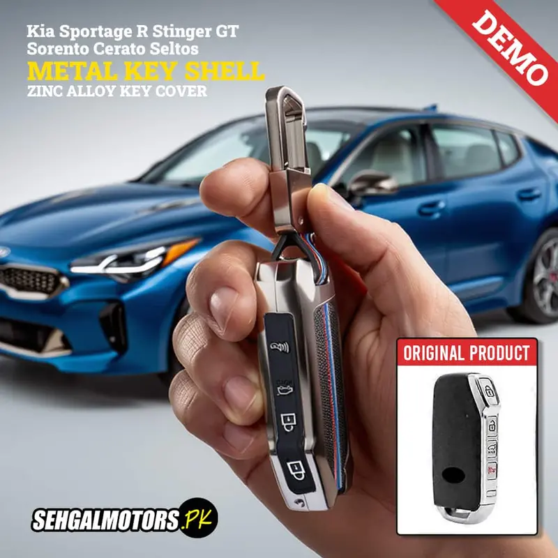 Kia Sportage R, Stinger Gt, Sorento, Cerato & Seltos Zinc Alloy Key Shell With 4 Buttons 1