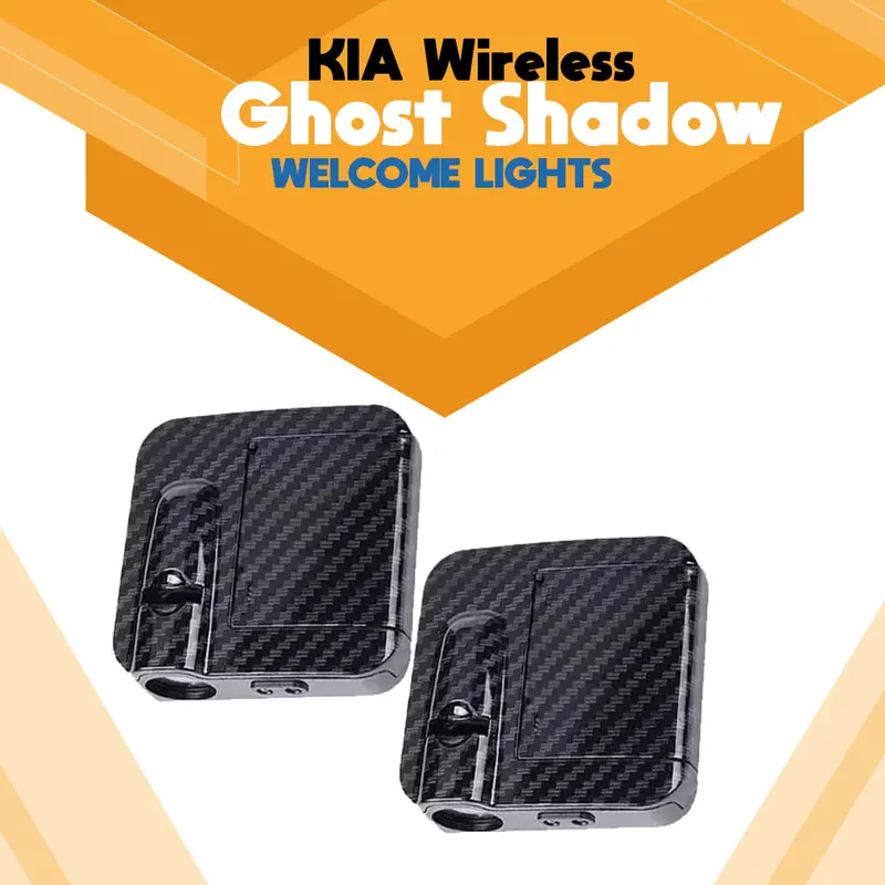 Kia Wireless Ghost Shadow Welcome Light Projectors – Modern Entry Lighting System (2-Pack) 1