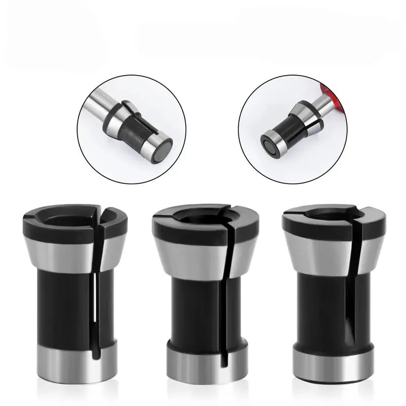 Laminator Router Bit Holders – 6Mm, 8Mm, And 1/4" (6.35Mm) Collet Adapters 1