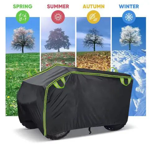 Large Atv Waterproof Cover – 210D + Cotton Fabric With Uv Protection 1