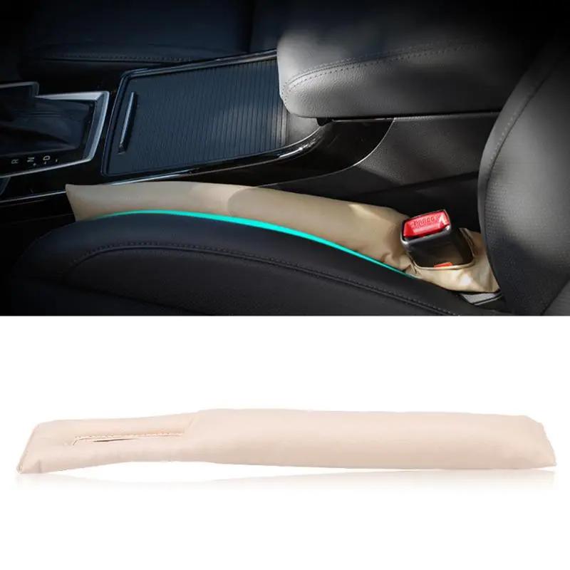 Leakproof Beige Seat Gap Filler – Universal Vehicle Interior Sealant Strip 1