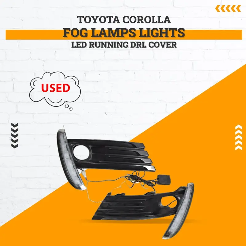 Led Fog Lamp Cover With Drl Function For Toyota Corolla (2017–2021) – One Smd Element Inoperative 1