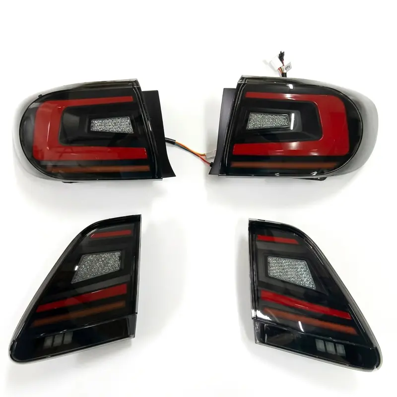 Led Tail Lamp Set For Toyota Corolla (2010–2013) – Smoke Red Finish 1