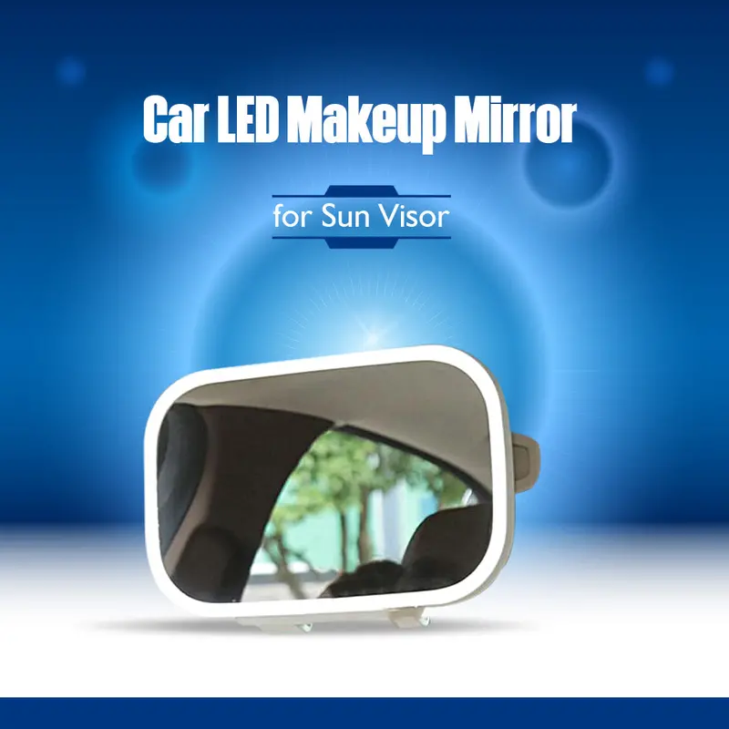 Led Vanity Mirror For Car Sun Visor – Portable Makeup Illumination 1