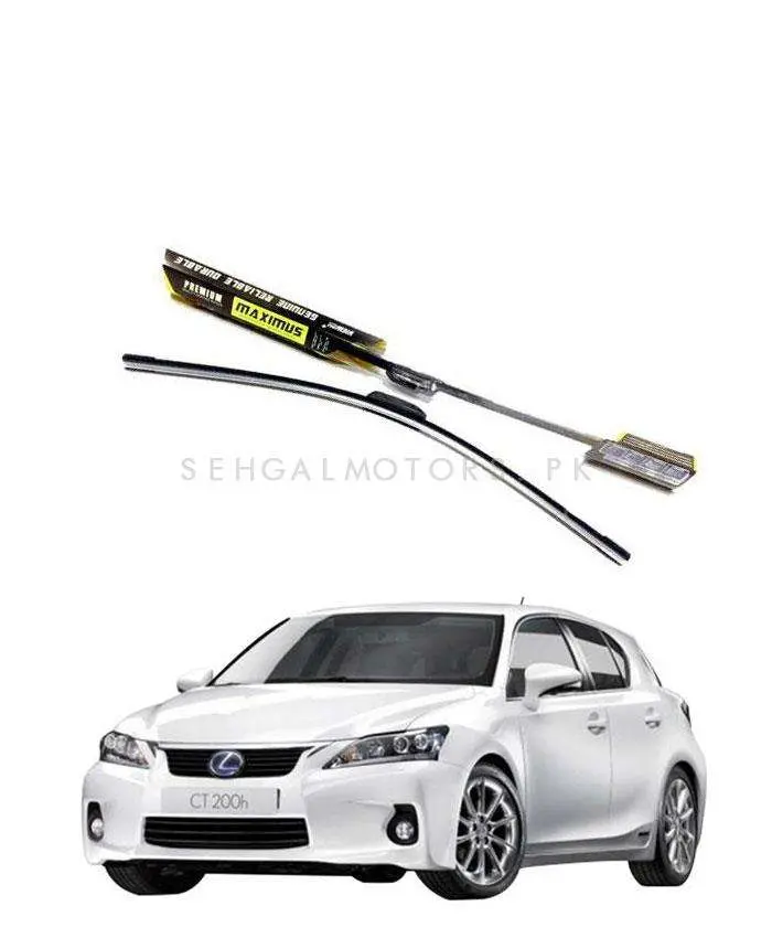 Lexus Ct200H (2011–2017) Maximus Silicone Windshield Wipers – Enhanced Visibility & Longevity 1