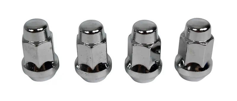 Massfx 16-Piece Chrome-Plated 17Mm Hex Lug Nuts – 35Mm Length, M12×1.25 Thread, Corrosion-Resistant Steel 1