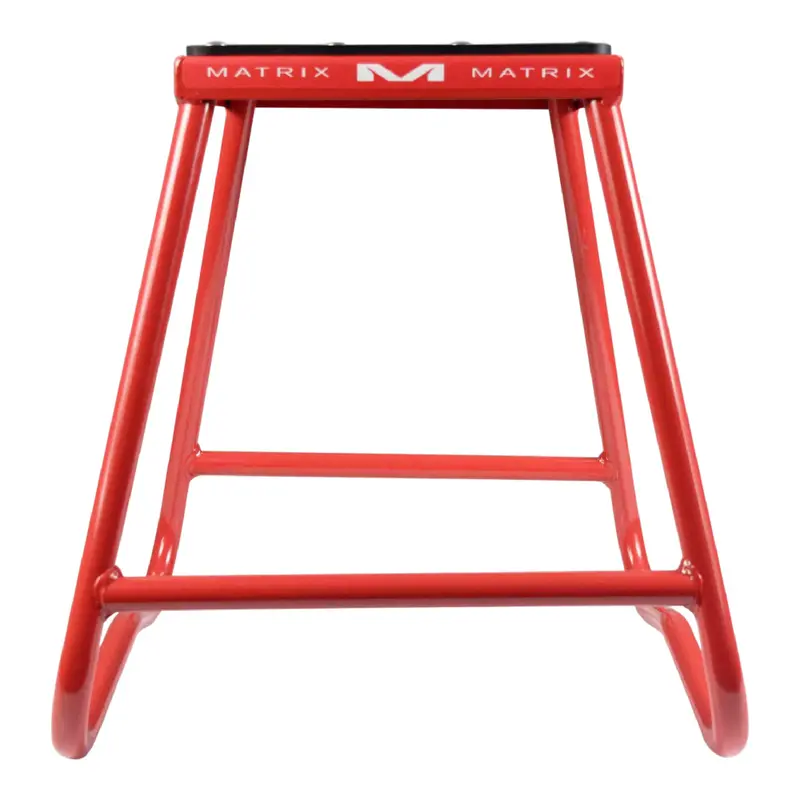 Matrix Concepts C1 Red Steel Motorcycle Stand – 300 Lb Heavy-Duty Dirt Bike Lift, Non-Slip Surface, Compact Footprint 1