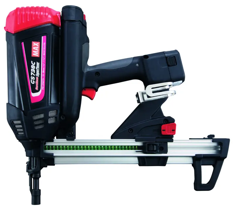 Max Gs738Clt Cordless Gas-Powered Concrete Nailer – Long-Track Design, Made In Japan 1