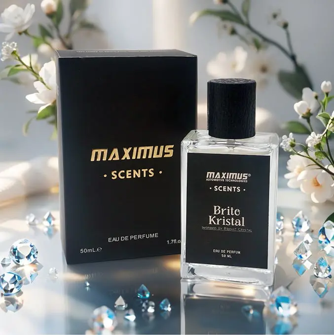 Maximus Brite Kristal Eau De Parfum – 50Ml Crisp Floral Scent Inspired By Versace Bright Crystal 1