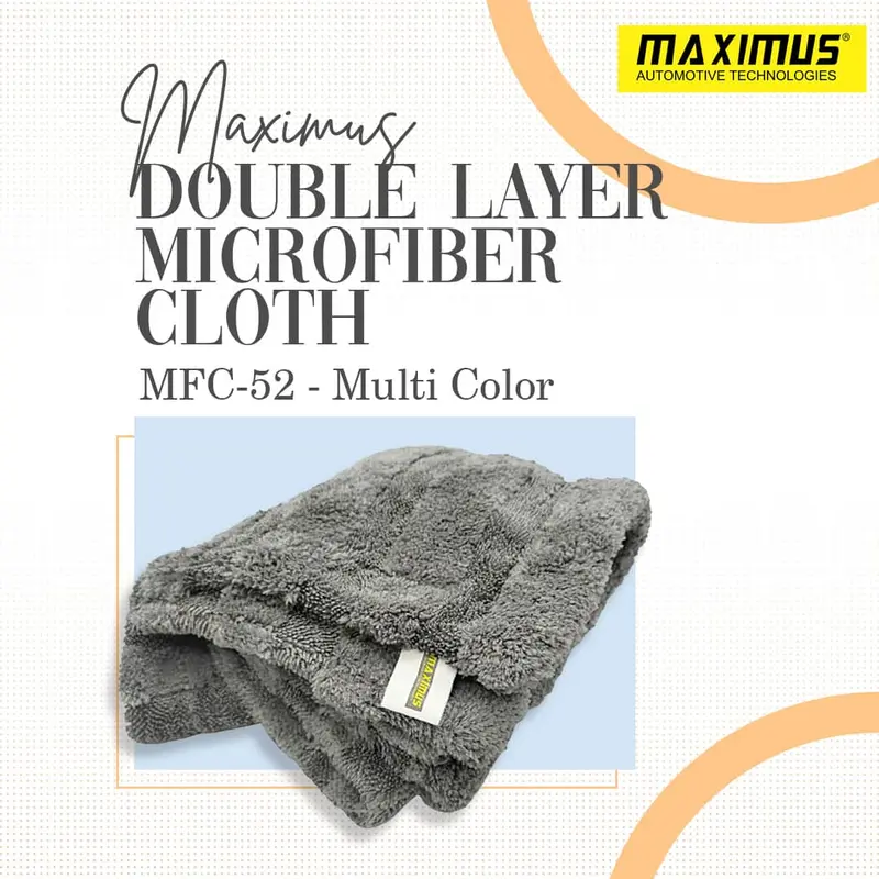 Maximus Double-Layer Microfiber Cleaning Cloth – 40×40 Cm, 1250 Gsm 1