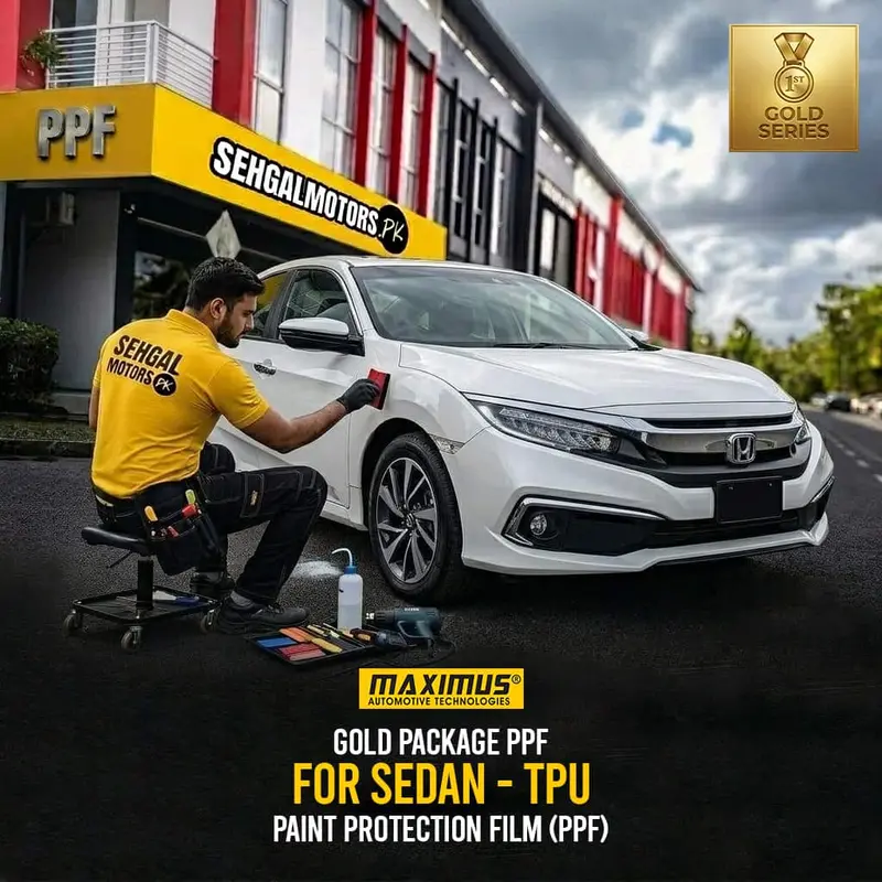 Maximus Gold Ppf Kit For Sedans – Tpu Film, 45 Rf Finish 1
