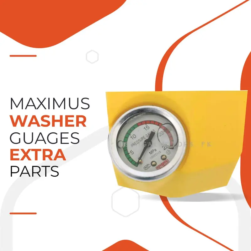 Maximus High-Pressure Washer – Replacement Gauge & Accessory Parts Kit 1