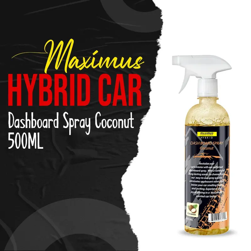 Maximus Hybrid Dashboard Spray – Coconut Scent, 500 Ml 1