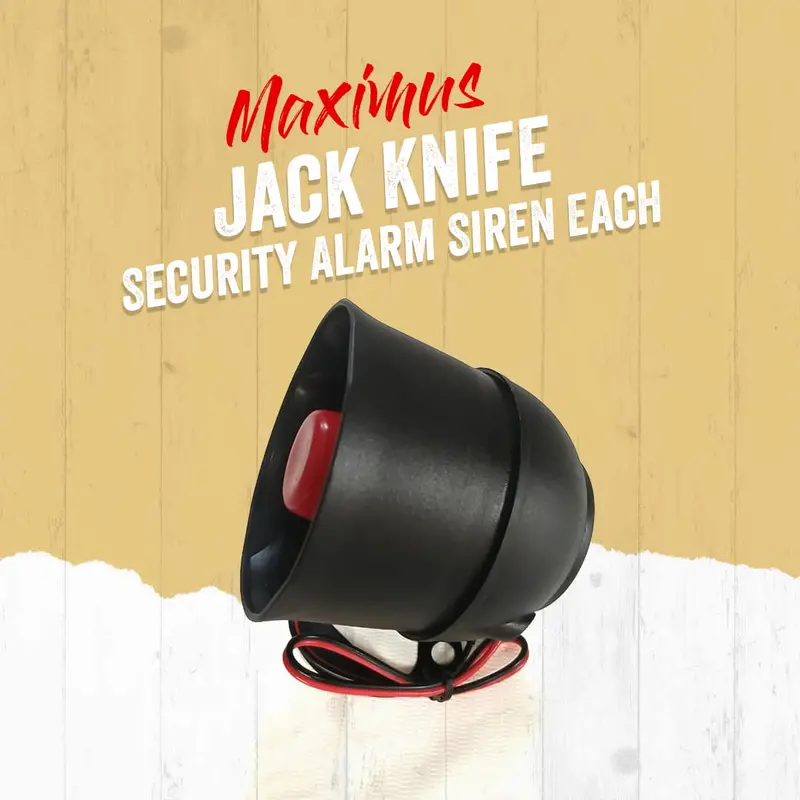 Maximus Jack Knife Security Alarm – Standalone Siren Unit 1