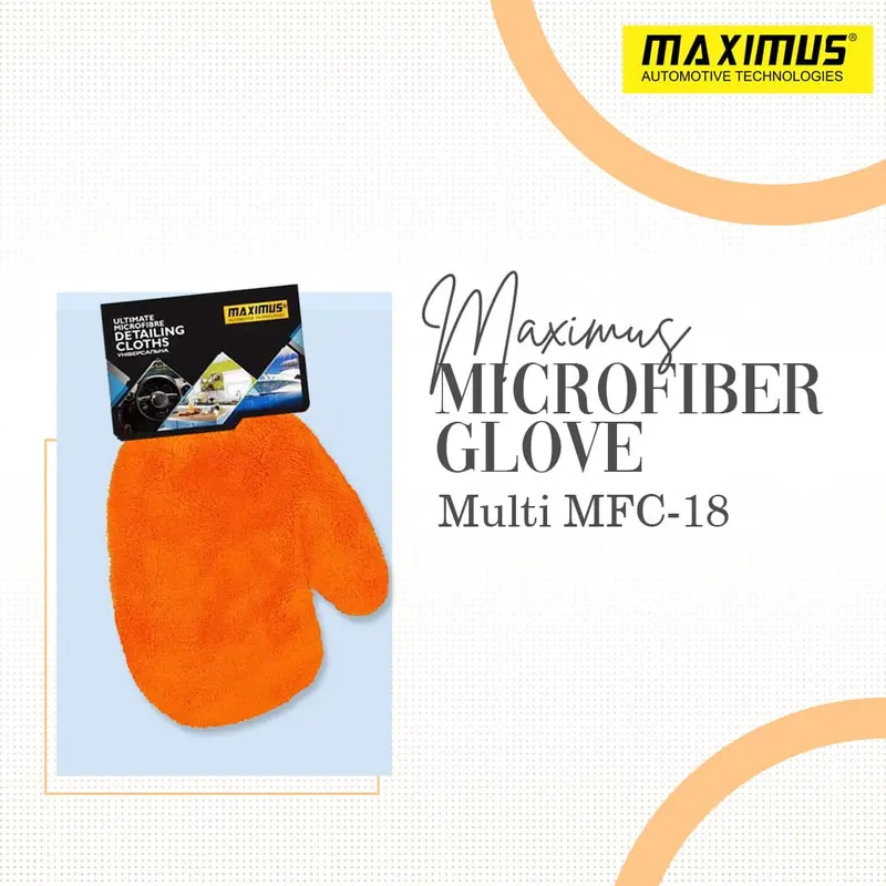 Maximus Lightweight Microfiber Glove (Mfc-18) – Multi-Use Detailing Tool 1