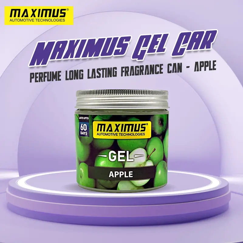 Maximus Long-Lasting Gel Car Air Freshener – Crisp Apple Scent 1