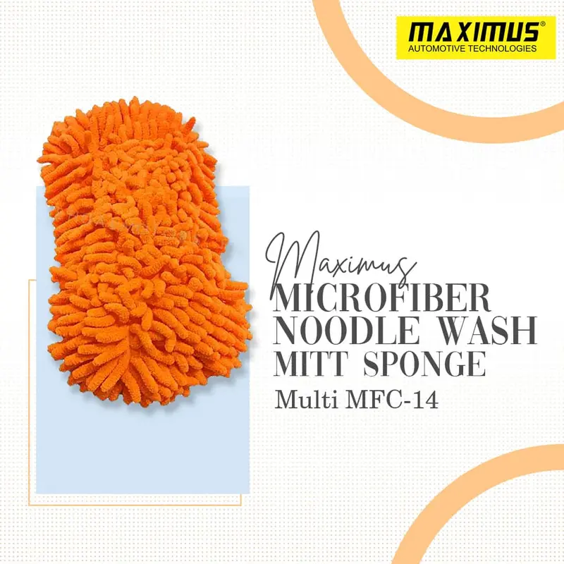 Maximus Noodle-Textured Microfiber Wash Mitt (Mfc-14) 1