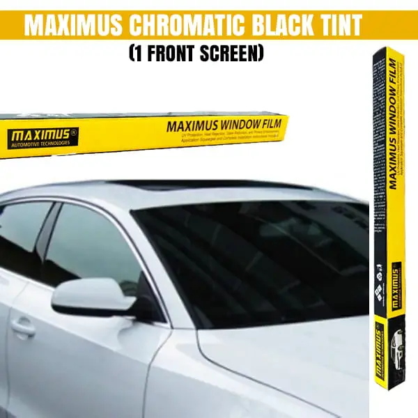 Maximus One-Way Vision Chromatic Tint Film – Black, Rear Or Front Screen 1