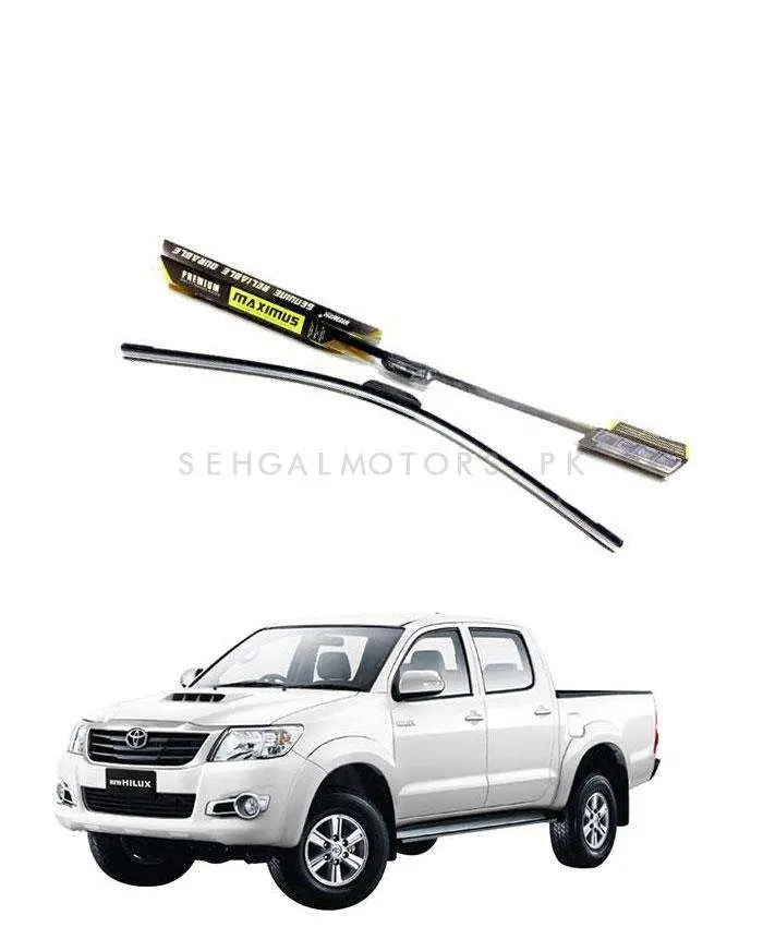 Maximus Premium Silicone Wiper Blades For Toyota Hilux Vigo (2005–2016) 1