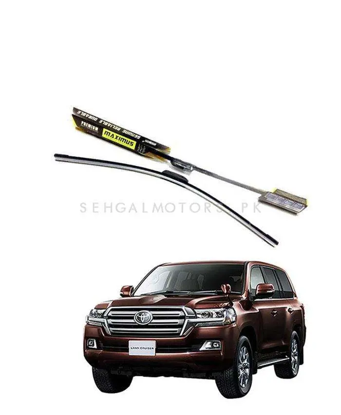 Maximus Premium Silicone Wiper Blades For Toyota Land Cruiser (2015–2024) 1
