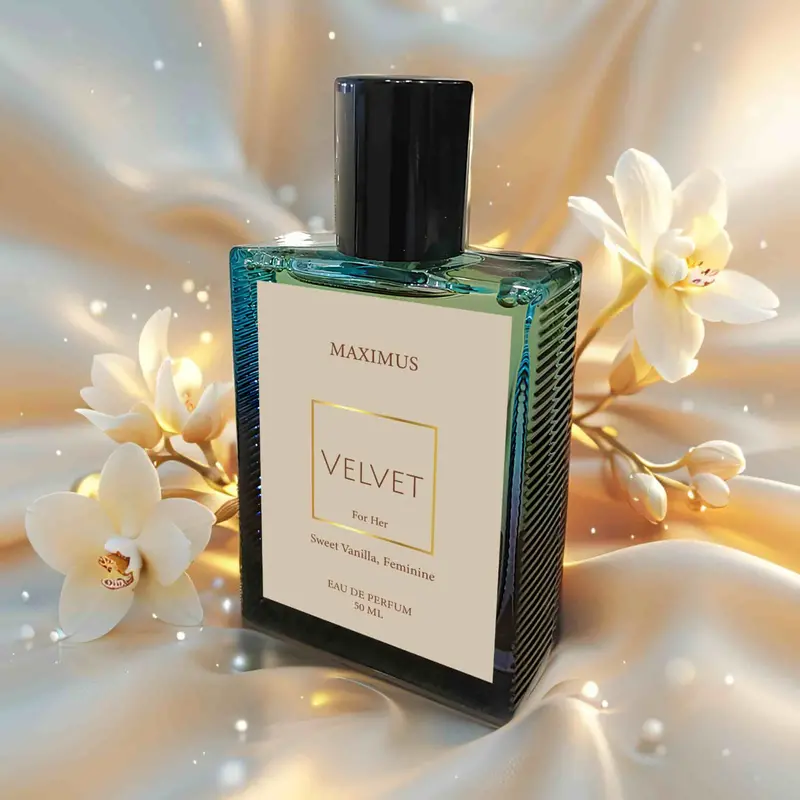 Maximus Scents Velvet For Women – 50 Ml Eau De Parfum: Sweet Vanilla Gourmand Scent 1