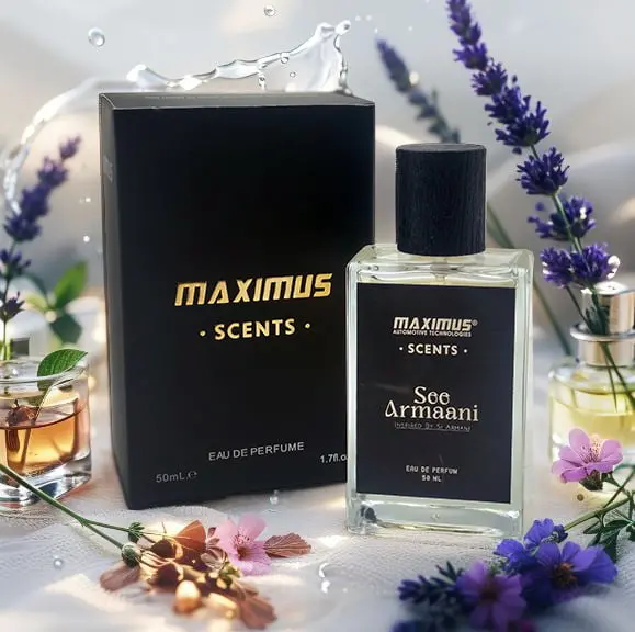 Maximus See Armaani Eau De Parfum – 50Ml Elegant Rose-Myrrh Fragrance Inspired By Giorgio Armani Si 1
