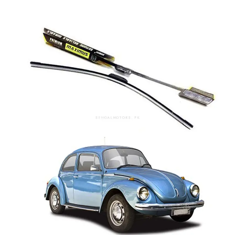 Maximus Silicone Wiper Blades Compatible With Classic Vw Beetle Models (1945–2003, Incl. 1984–1990) 1