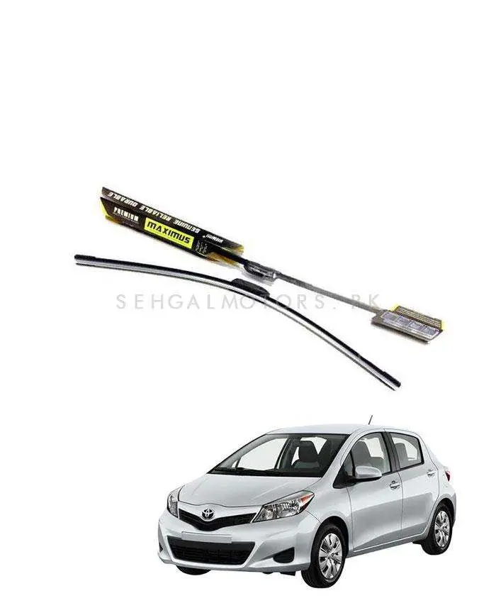 Maximus Silicone Wiper Blades For Toyota Vitz – Optimized For 2010–2017 Models 1