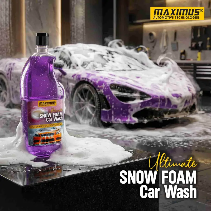 Maximus Snow Foam Car Shampoo – Ph-Balanced Pre-Wash Formula (1 L) 1