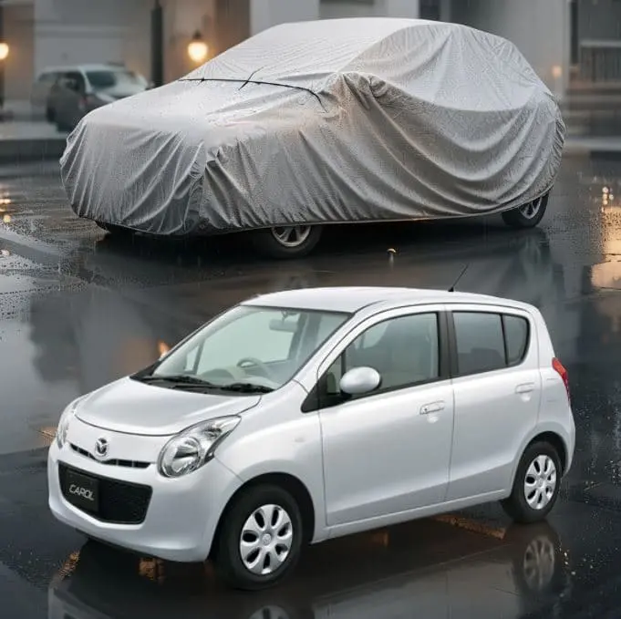 Mazda Carol (2010–2014) Maximus Non-Woven Vehicle Cover – Durable, Weatherproof, Belt-Free Design 1
