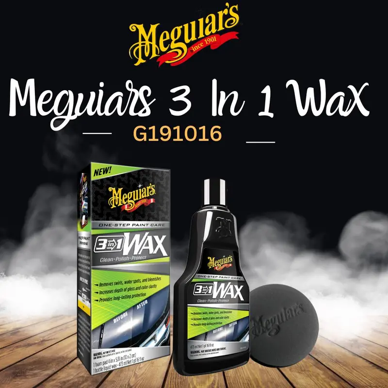 Meguiar'S 3-In-1 Multi-Step Wax & Sealant – 16Oz (G191016) 1