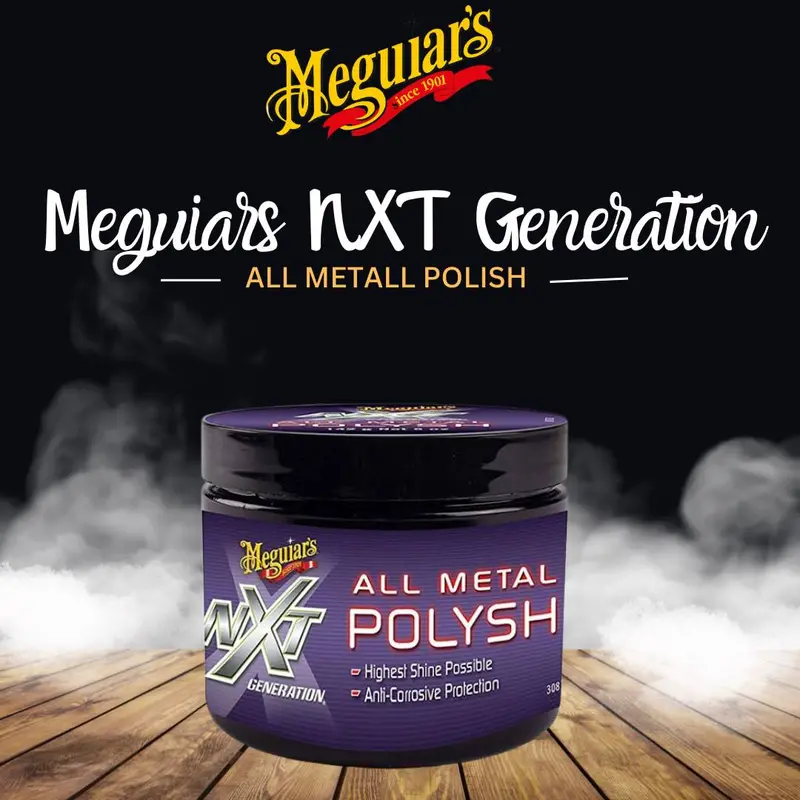 Meguiar'S All-Metal Polish – Non-Abrasive Formula For Chrome, Aluminum & Stainless Steel 1