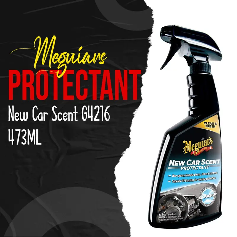 Meguiar'S New Car Scent Interior Protectant – 473 Ml Uv-Resistant Vinyl & Plastic Conditioner 1