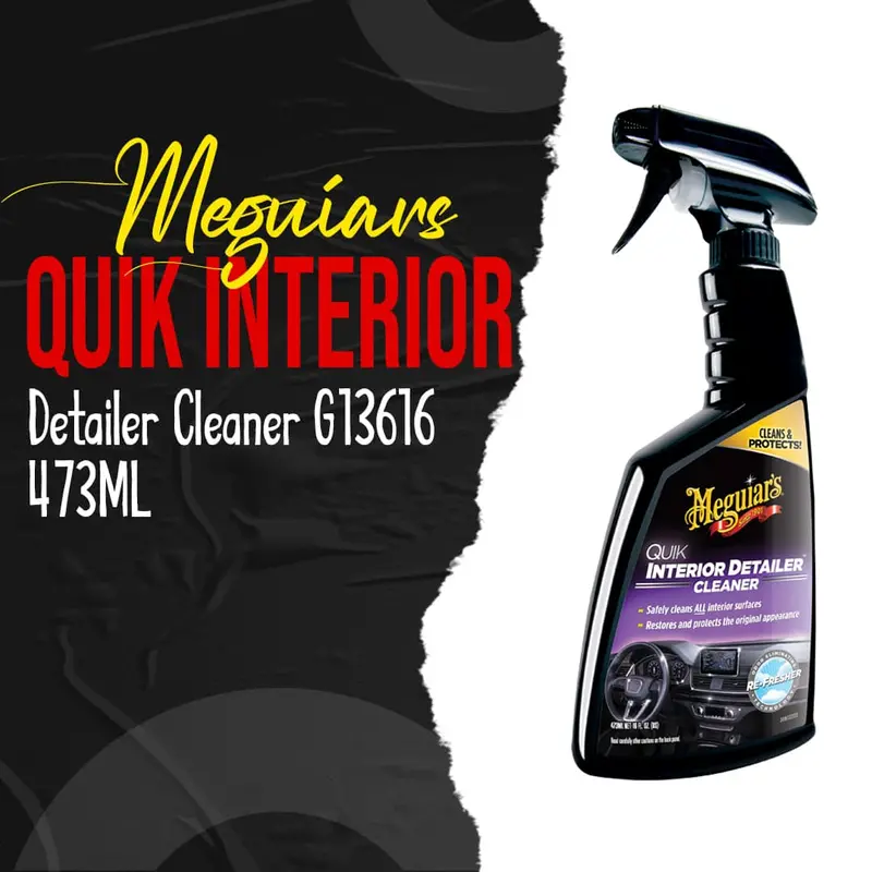 Meguiar'S Quik Interior Detailer Cleaner – 473 Ml Fast-Acting Vinyl & Dashboard Cleaner 1