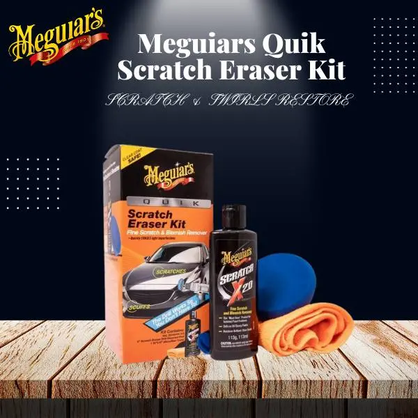 Meguiar’S Quik Scratch Eraser Kit – Paint Surface Repair Solution 1