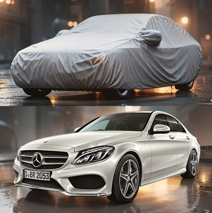 Mercedes-Benz C-Class Non-Woven Car Cover – Premium Fit For 2014–2017 Models 1