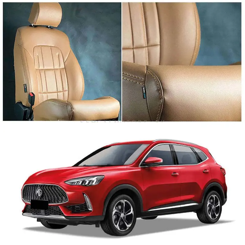 Mg Hs Phev Audi-Inspired Seat Covers – Solid Brown, 2025–2026 Models 1