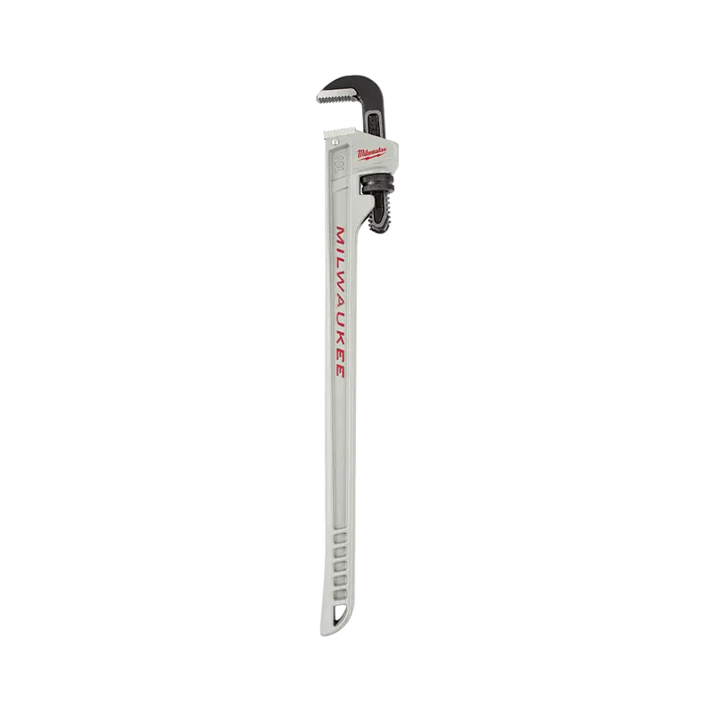 Milwaukee 10-Inch Aluminum Pipe Wrench With Extended Power Handle – Model 48227213 1
