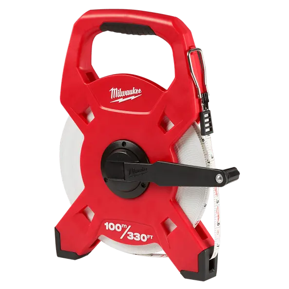 Milwaukee 100-Meter Fiberglass Open-Reel Long Tape – High-Visibility Blade - Model 48225310 1